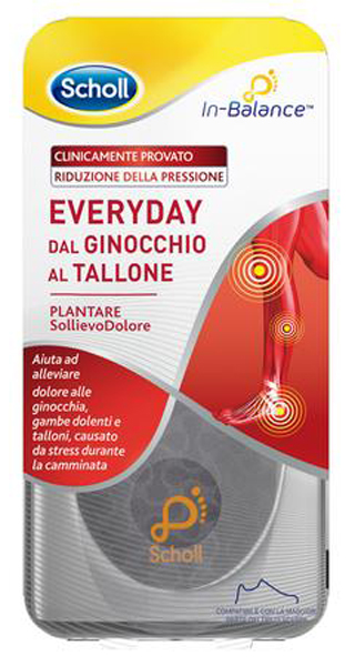 PLANTARE SOLLIEVO DOLORE DA GINOCCHIO A TALLONE SCHOLL IN BALANCE EVERYDAY M - Farmaciapacini.it