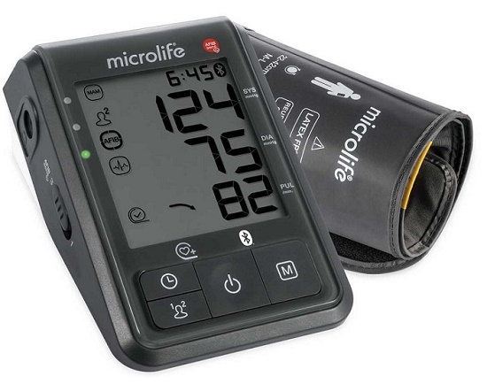 MISURATORE DI PRESSIONE BLUETOOTH RILEVAZIONE FIBRILLAZIONE ATRIALE AFIB B6 CONNECT - Farmaciapacini.it