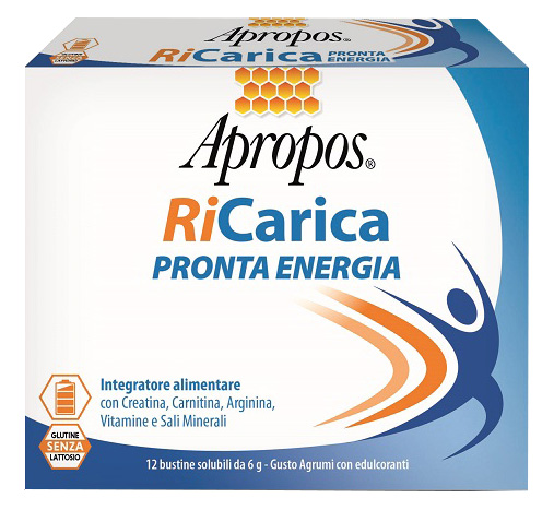 APROPOS RICARICA PRONTA ENERGIA 12 BUSTINE 6 G - Farmaciapacini.it