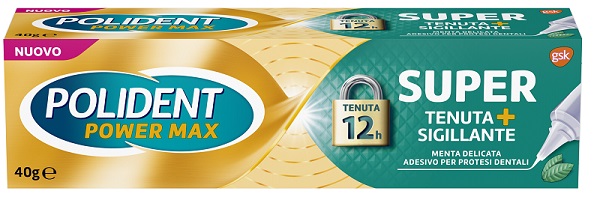 POLIDENT SUPER TENUTA+SIGILLANTE MENTA DELICATA ADESIVO PROTESI DENTALE 40 G  - Farmaciapacini.it