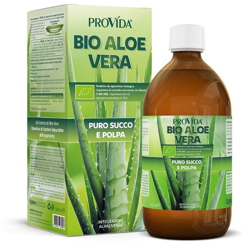 PROVIDA BIO ALOE VERA PURO SUCCO E POLPA 500 ML - Farmaciapacini.it