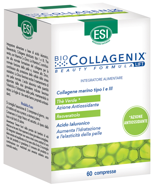 ESI BIOCOLLAGENIX ANTIOSSIDANTE 60 COMPRESSE - Farmaciapacini.it
