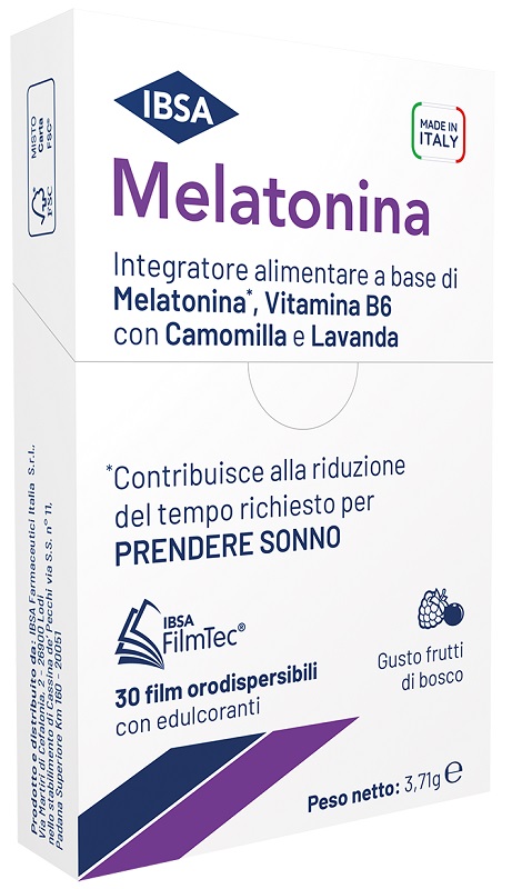 MELATONINA IBSA 30 FILM ORALI - Farmaciapacini.it