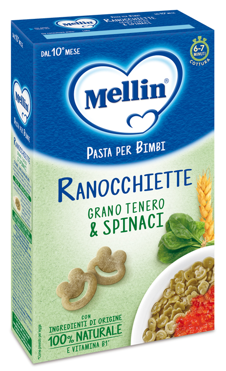 MELLIN RANOCCHIETTE CON SPINACI 280 G - Farmaciapacini.it