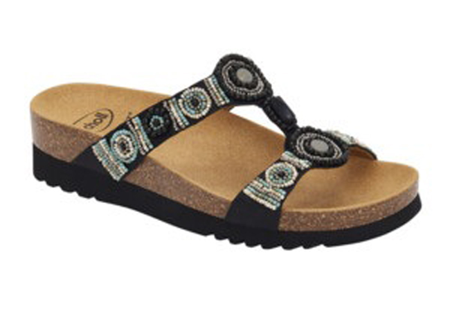 CALZATURA NEW BOGOTA' WEDGE SATIN+BEADS WOMAN BLACK TECNOLOGIA BIOPRINT MATERIALE SATIN + PERLINE FODERA TOMAIA MICROFIBRA FODERA SOTTOPIEDE MICROFIBRA 38 SS22 - Farmaciapacini.it