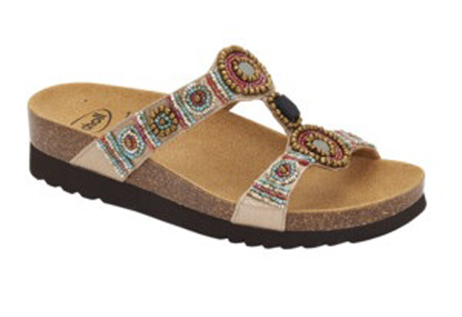 CALZATURA NEW BOGOTA' WEDGE SATIN+BEADS WOMAN TAUPE/MULTI TECNOLOGIA BIOPRINT MATERIALE SATIN + PERLINE FODERA TOMAIA MICROFIBRA FODERA SOTTOPIEDE MICROFIBRA 38 SS22 - Farmaciapacini.it