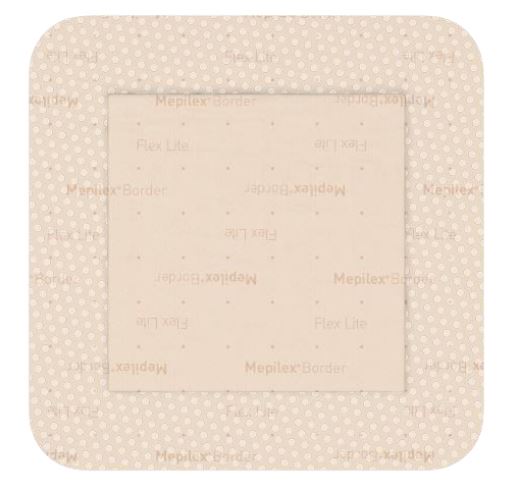 MEDICAZIONE IN SCHIUMA DI POLIURETANO MEPILEX BORDER FLEX LITE 4X5 CM 10 PEZZI - Farmaciapacini.it
