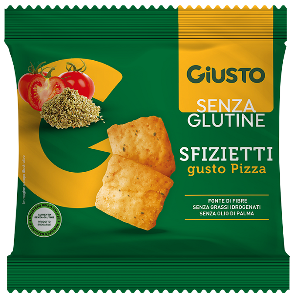 GIUSTO SENZA GLUTINE SFIZIETTI PIZZA 40 G - Farmaciapacini.it