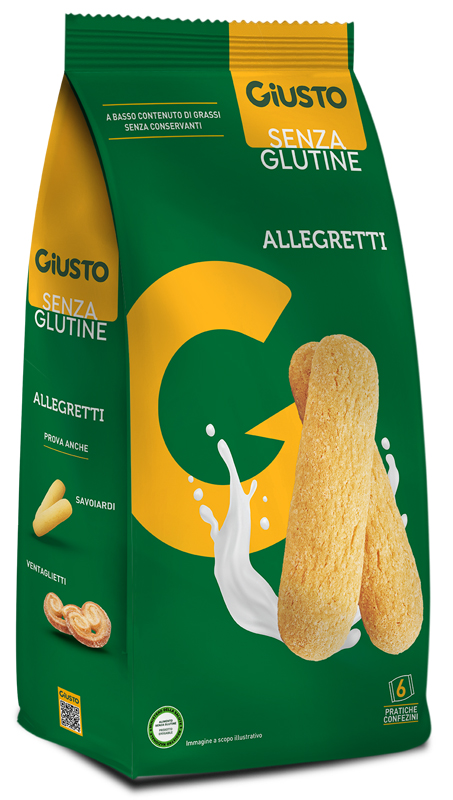 GIUSTO SENZA GLUTINE ALLEGRETTI 180 G - Farmaciapacini.it