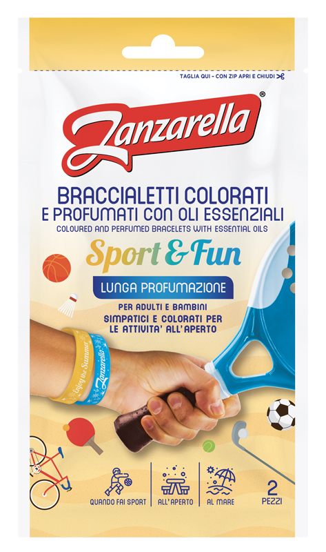 ZANZARELLA BRACCIALETTI SPORT&FUN 2 PEZZI - Farmaciapacini.it