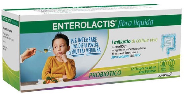 ENTEROLACTIS FIBRA LIQUIDA 12 FLACONCINI DA 10 ML - Farmaciapacini.it
