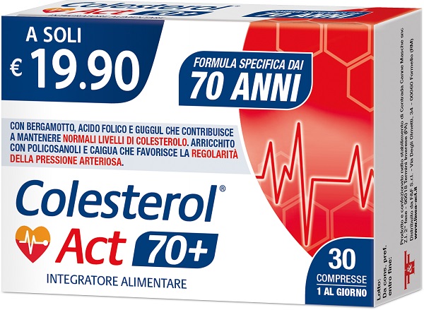 COLESTEROL ACT 70+ 30 COMPRESSE - Farmaciapacini.it