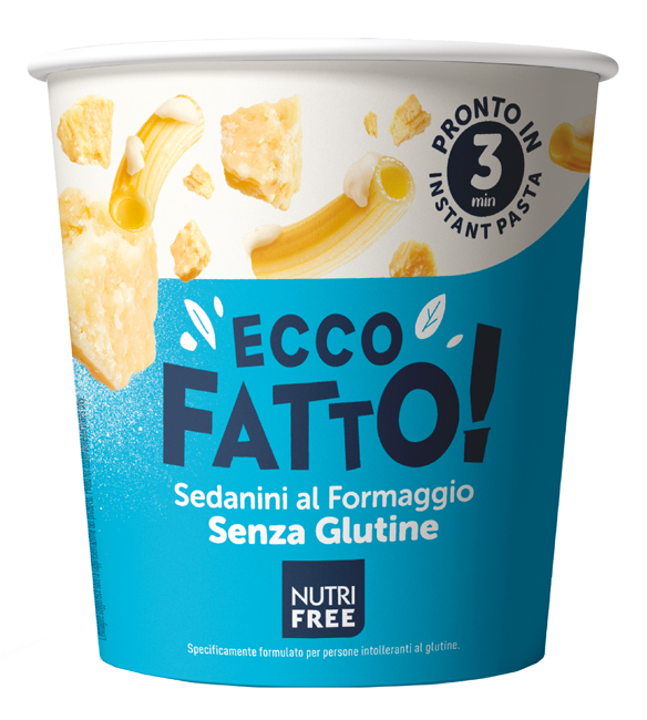 NUTRIFREE ECCO FATTO SEDANINI AL FORMAGGIO 70 G - Farmaciapacini.it