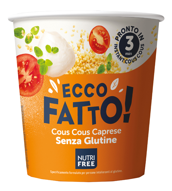 NUTRIFREE ECCO FATTO COUS COUS CAPRESE 70 G - Farmaciapacini.it