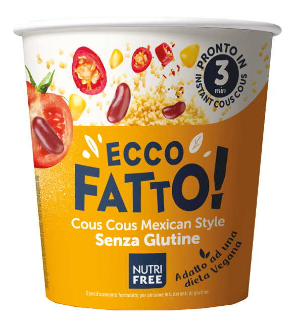NUTRIFREE ECCO FATTO COUS COUS MEXICAN STYLE 70 G - Farmaciapacini.it