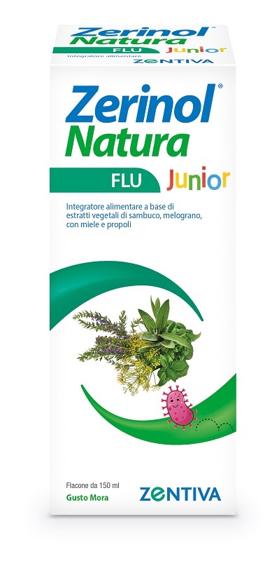 ZERINOL NATURA FLU JUNIOR SCIROPPO 150 ML - Farmaciapacini.it