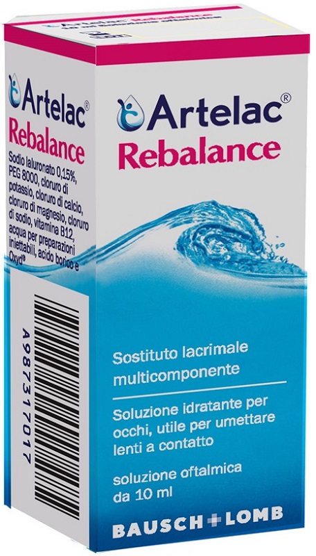 GOCCE OCULARI MULTIDOSE ARTELAC REBALANCE SENZA CONSERVANTI 10 ML - Farmaciapacini.it