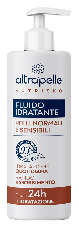 ALTRAPELLE NUTRISKO FLUIDO IDRATANTE PELLI NORMALI SENSIBILI 400 ML - Farmaciapacini.it