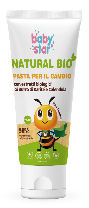 BABYSTAR PASTA CAMBIO PROTETTIVA NATURAL BIO 100 ML - Farmaciapacini.it