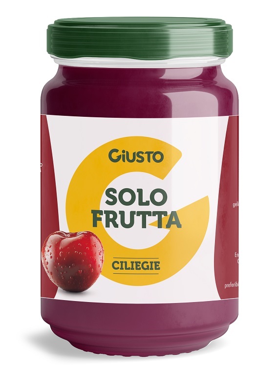 GIUSTO SOLO FRUTTA CONFETTURA CILIEGIE 220 G - Farmaciapacini.it