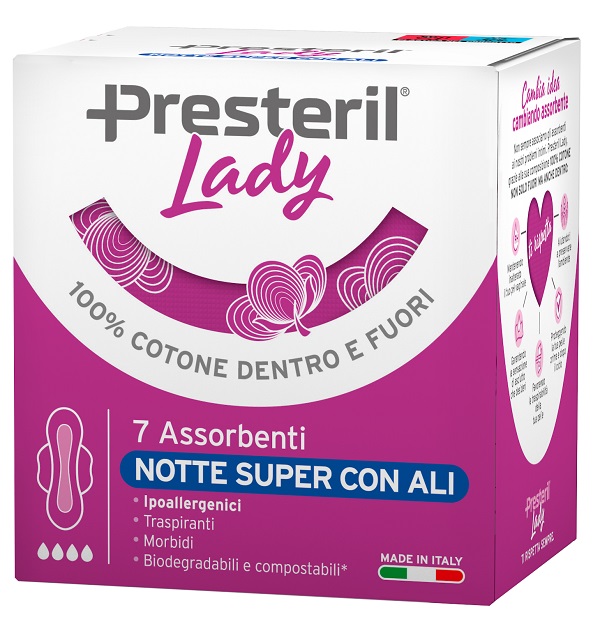 LADY PRESTERIL ASSORBENTI NOTTE SUPER ALI 7 PEZZI - Farmaciapacini.it
