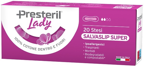 LADY PRESTERIL SALVASLIP SUPER STESI 20 PEZZI - Farmaciapacini.it