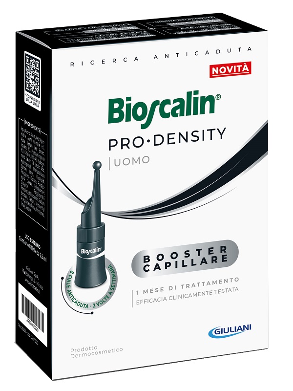 BIOSCALIN PRO DENSITY UOMO BOOSTER CAPILLARE 8 FIALE X 2,5ML - Farmaciapacini.it