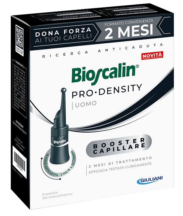 BIOSCALIN PRO DENSITY UOMO BOOSTER CAPILLARE 16 FIALE X 2,5ML - Farmaciapacini.it