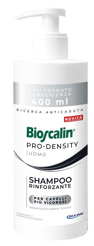BIOSCALIN PRO DENSITY UOMO SHAMPOO RINFORZANTE 400 ML - Farmaciapacini.it
