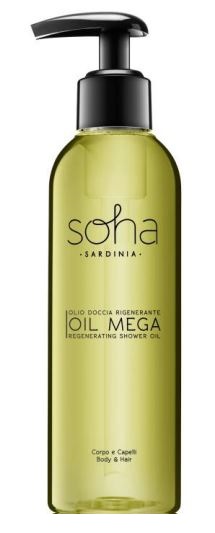 SOHA OLIO DOCCIA RIGENERANTE CORPO CAPELLI OIL MEGA 250 ML - Farmaciapacini.it