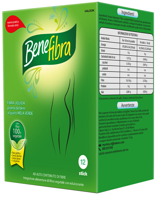 BENEFIBRA LIQUIDA 12 STICK DA 30 ML - Farmaciapacini.it